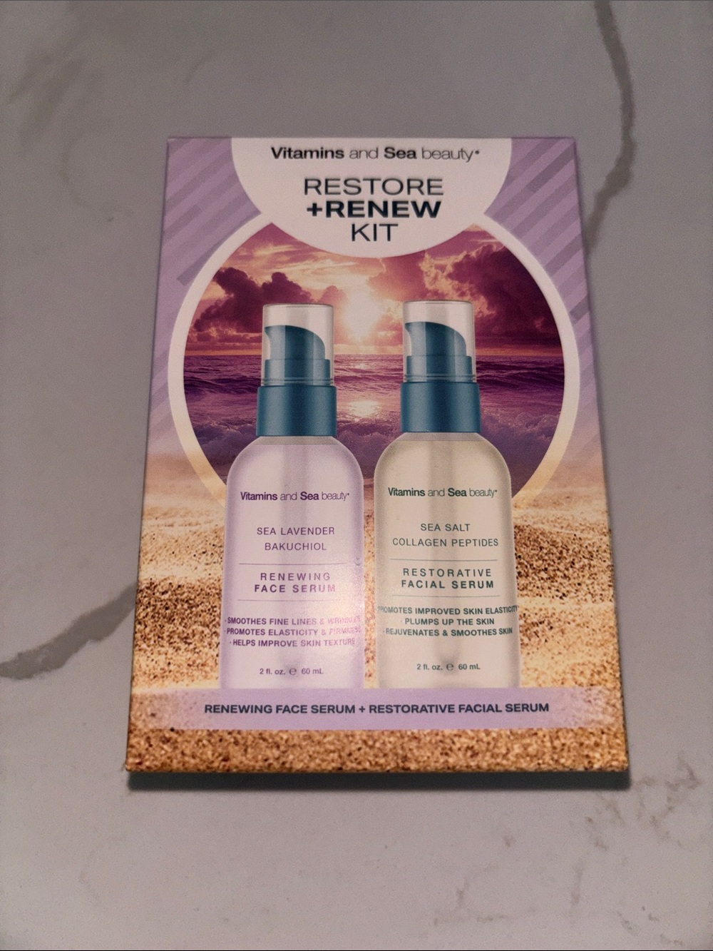Restore + Renew Kit — Lavender & Cream Serums